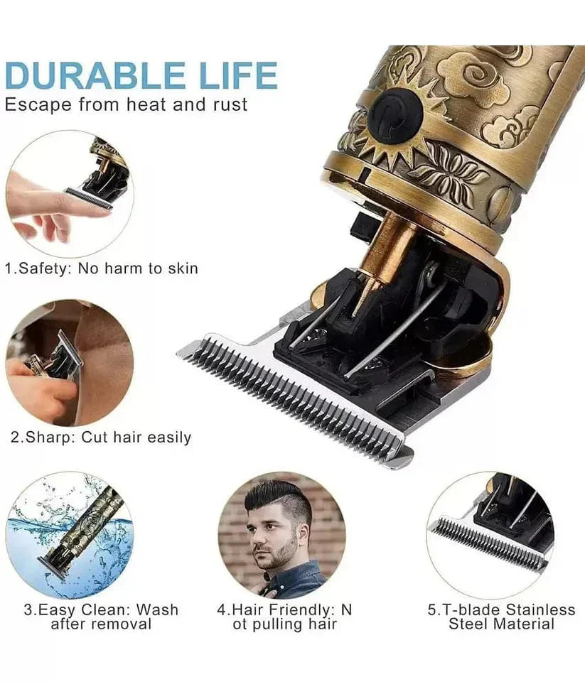 Heavy Duty Rechargeable Buddha Hair Trimmer