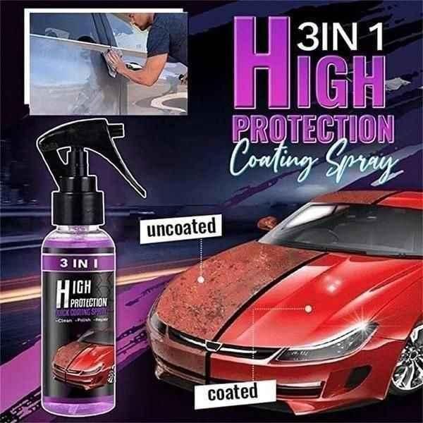 🚗 3 in 1 High Protection Car Coating Spray 🔥BUY 1 GET 1 FREE🔥