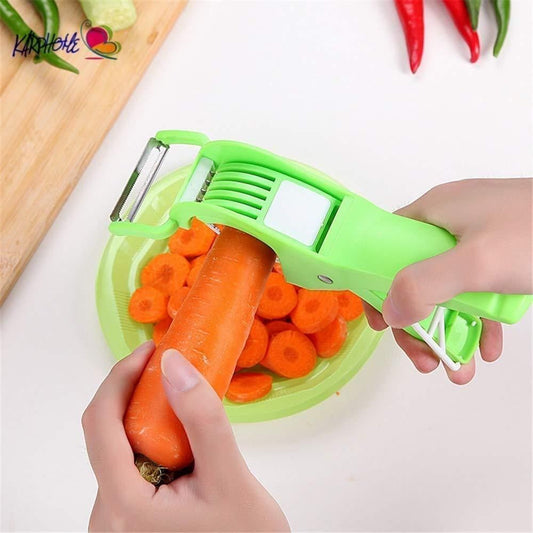 🔥Plastic 2 in 1 Vegetable & Fruit Multi Cutter🥕